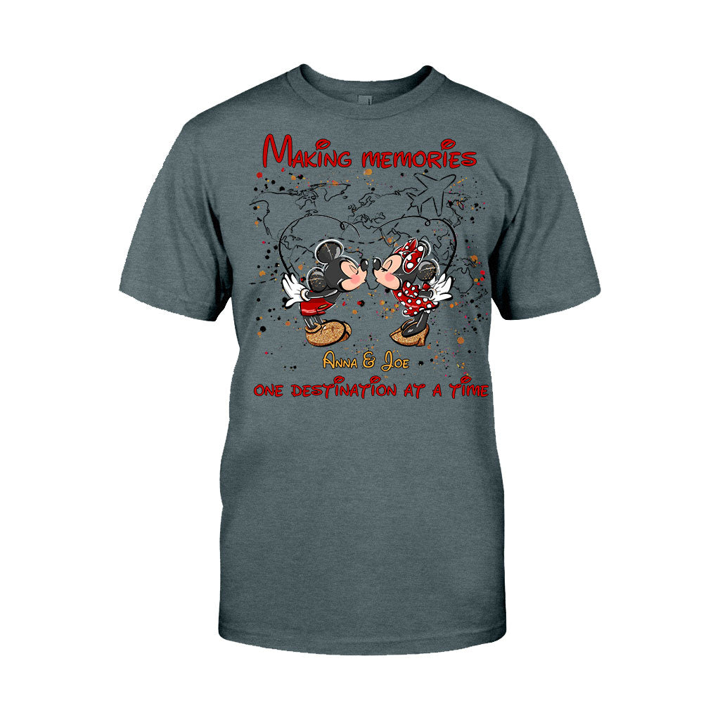 Making Memories One Destination At A Time - Personalized Mouse T-shirt and Hoodie