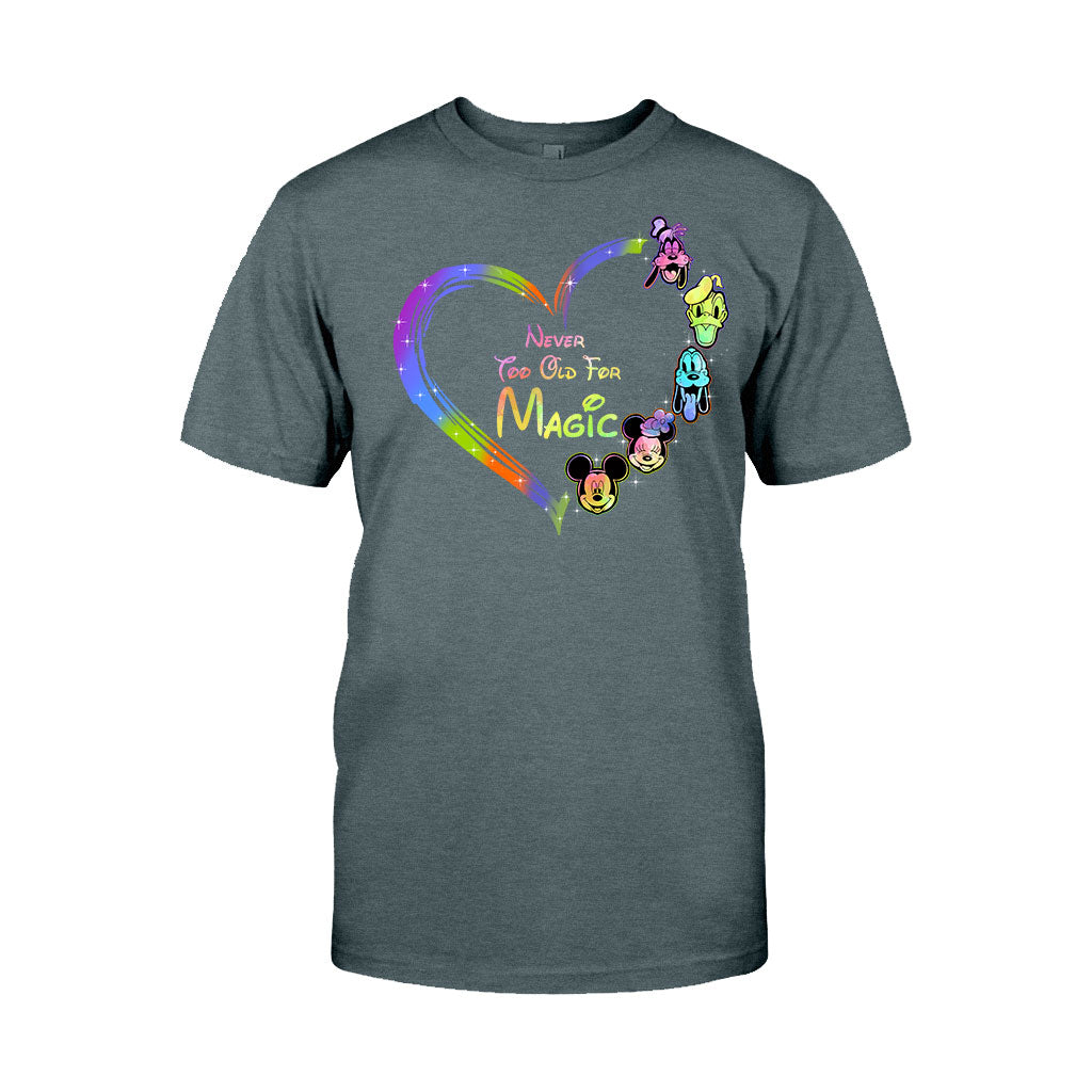 Never Too Old For Magic - Personalized Mouse T-shirt and Hoodie