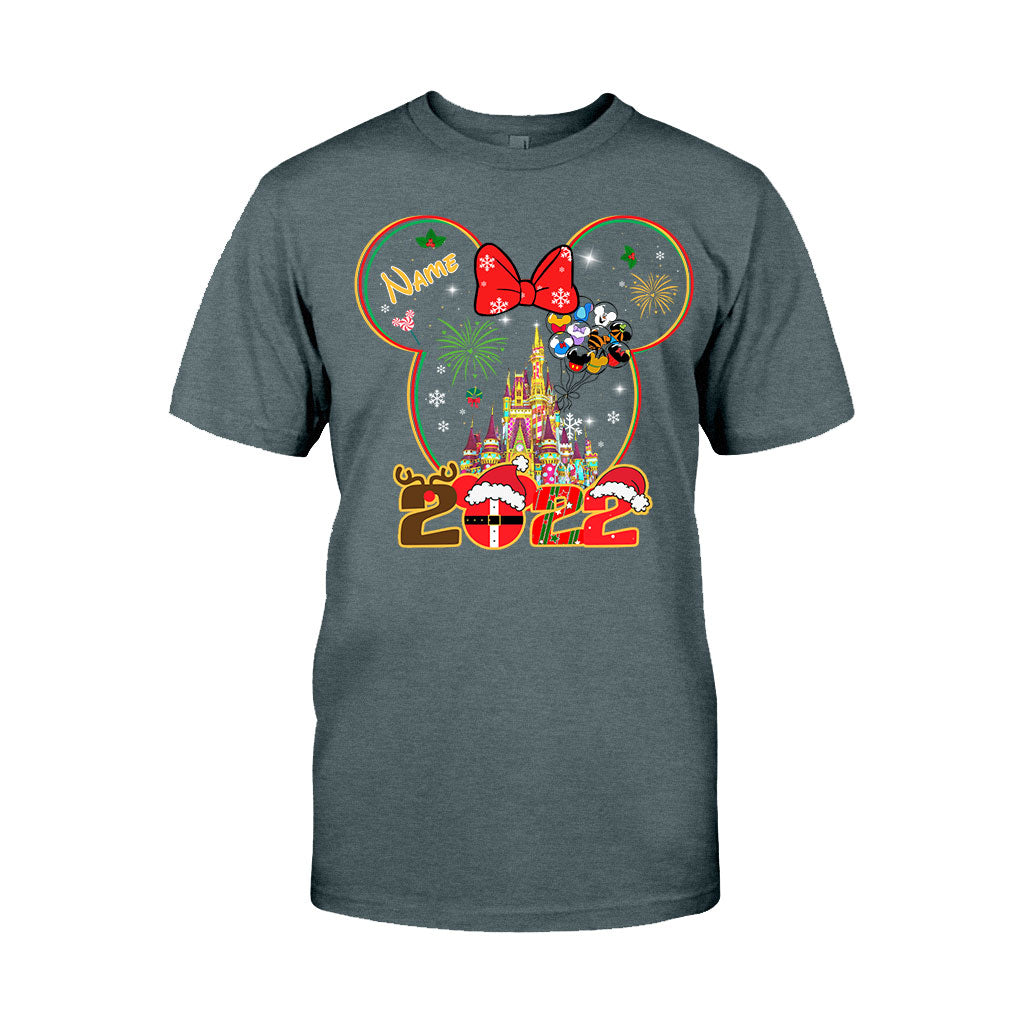 Merry Christmas - Personalized Christmas Mouse T-shirt and Hoodie