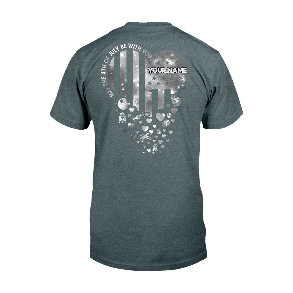 May The 4th Of July Be With You - Personalized Independence Day The Force T-shirt and Hoodie