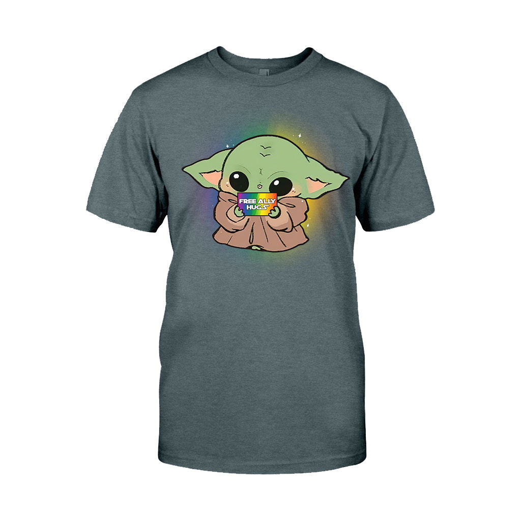 Free Ally Hugs Are - LGBT Support T-shirt and Hoodie