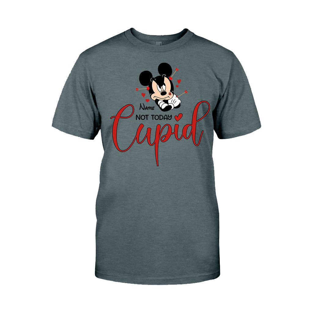 Not Today Cupid - Personalized Valentine Mouse T-shirt and Hoodie