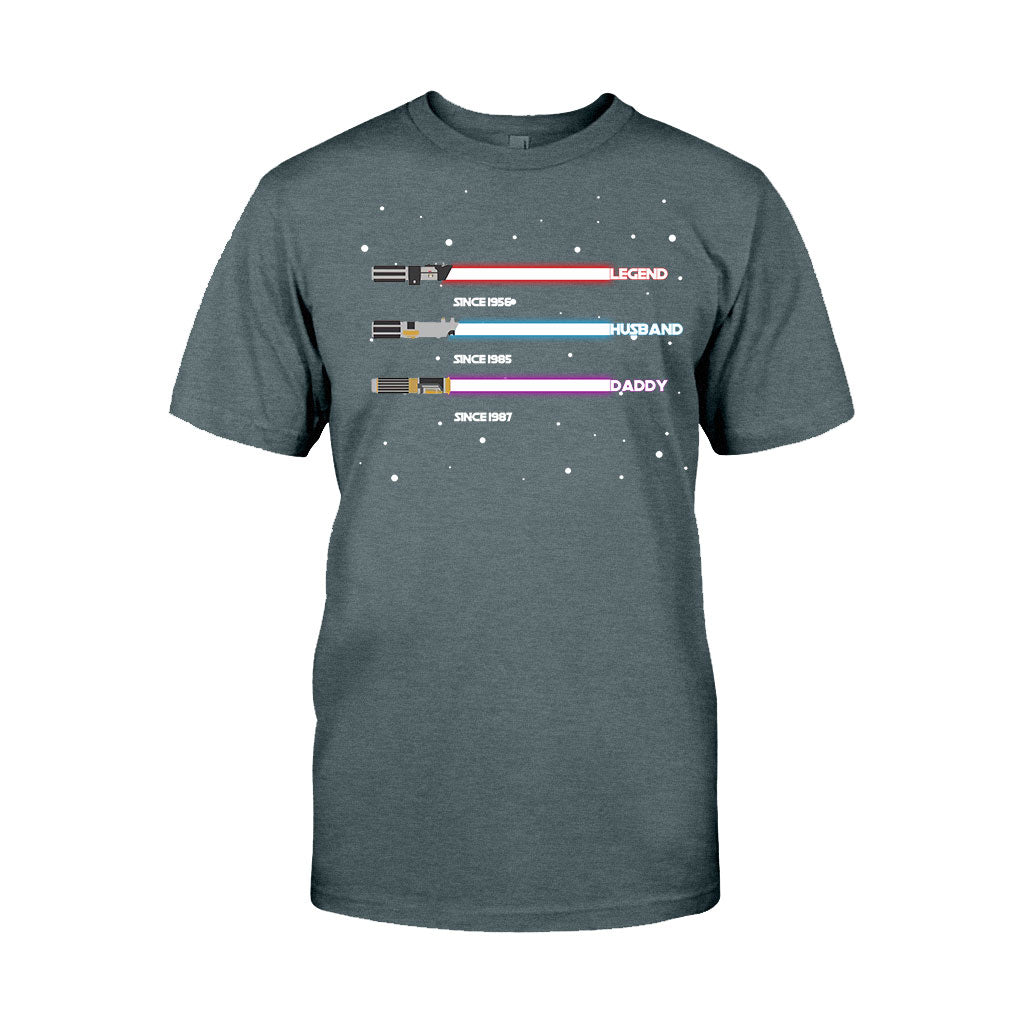 Legend Husband Daddy - Personalized Father's Day T-shirt and Hoodie