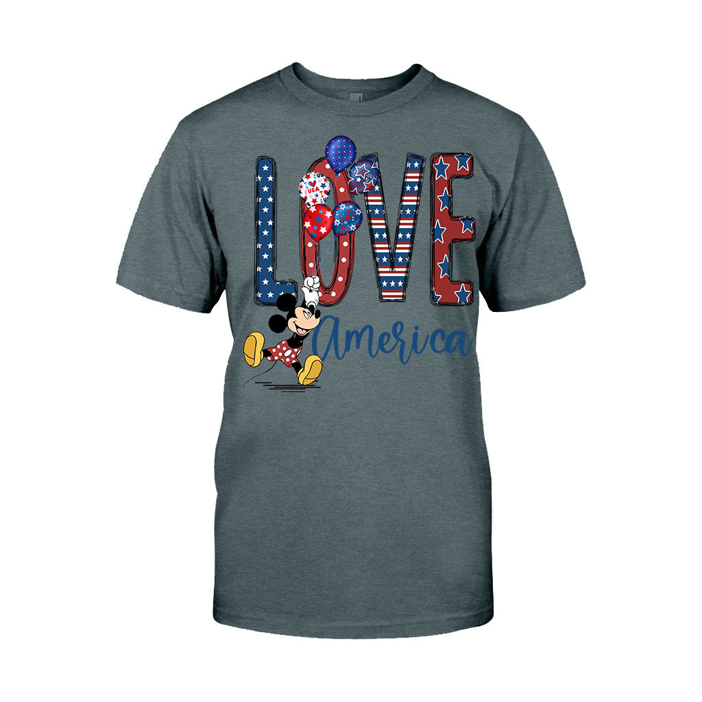 Love - Independence Day Mouse T-shirt and Hoodie