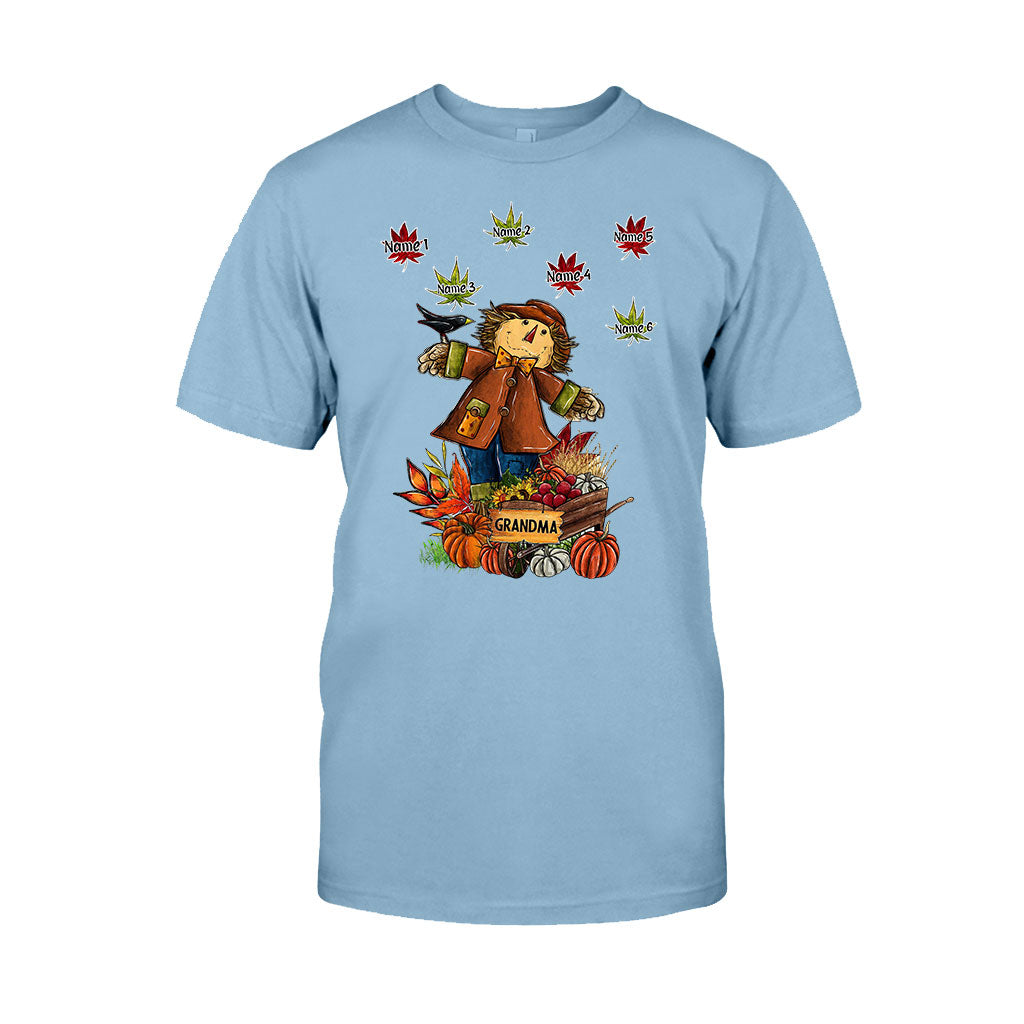 Grandma - Personalized Fall Grandma T-shirt and Hoodie