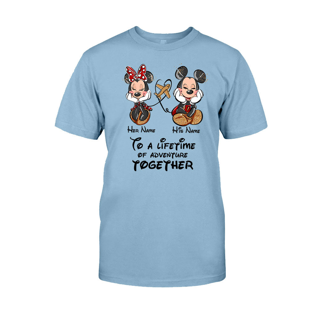 To A Lifetime Of Adventure Together - Personalized Mouse T-shirt and Hoodie