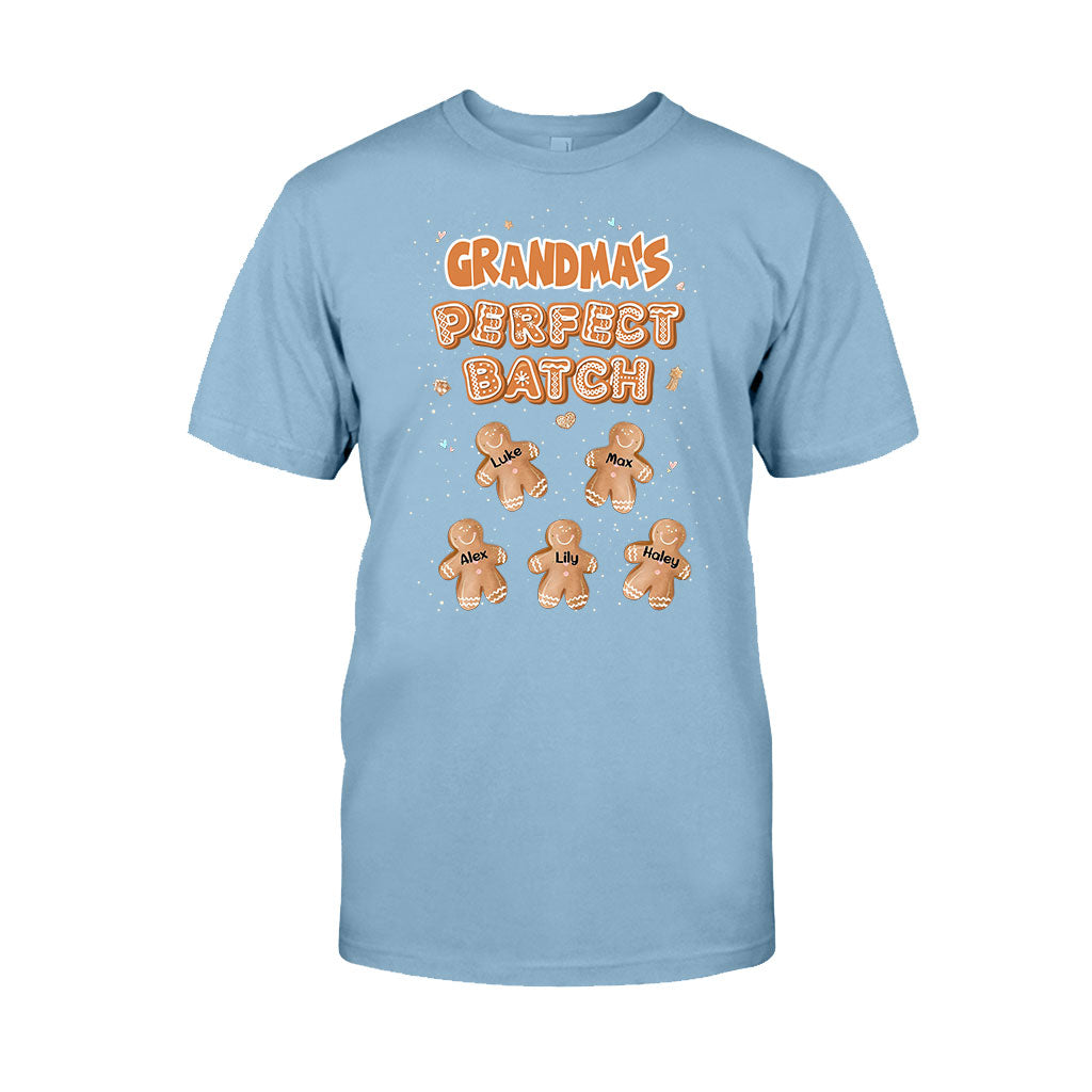 Grandma’s Perfect Batch - Personalized Christmas Grandma T-shirt and Hoodie
