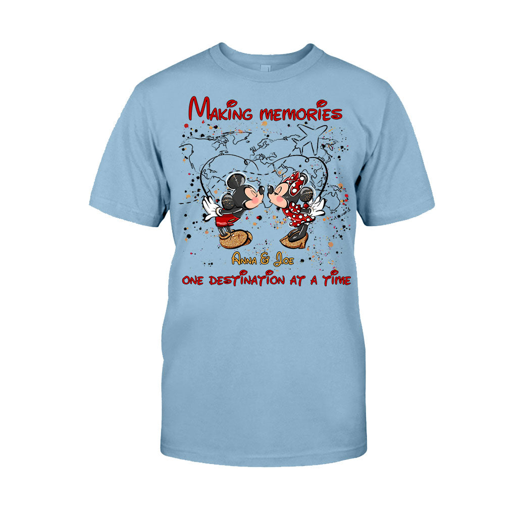 Making Memories One Destination At A Time - Personalized Mouse T-shirt and Hoodie