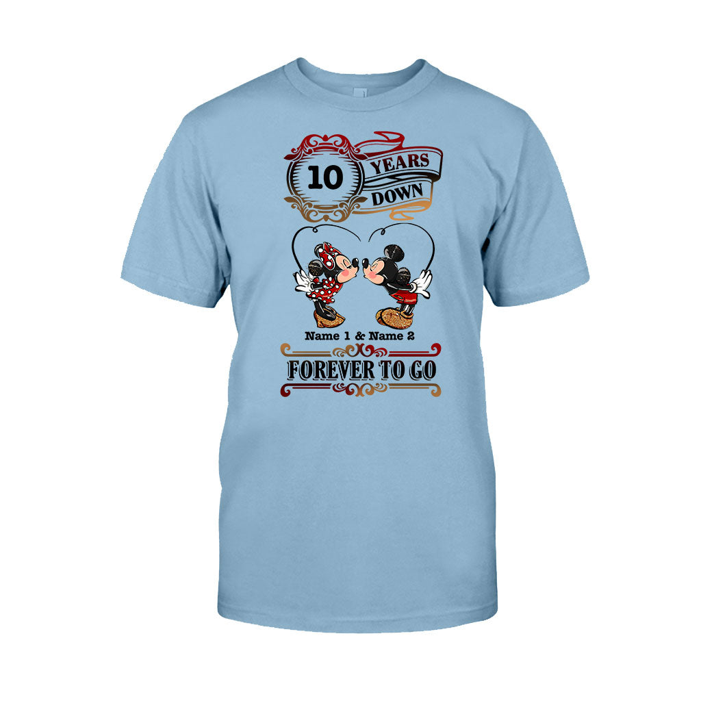 Forever To Go - Personalized Couple Mouse T-shirt and Hoodie