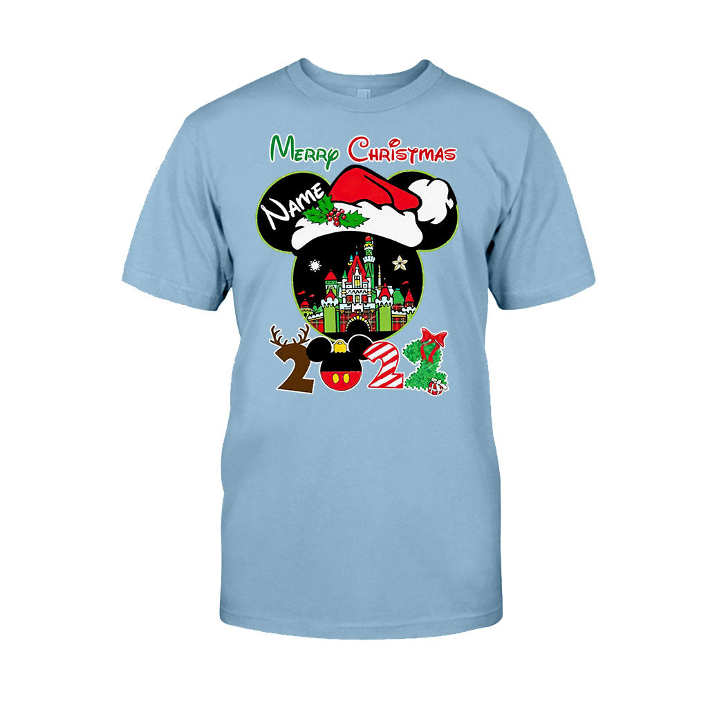 Merry Christmas - Personalized Mouse T-shirt and Hoodie