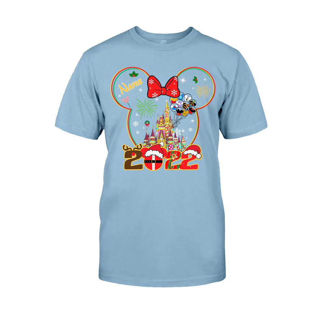 Merry Christmas - Personalized Christmas Mouse T-shirt and Hoodie