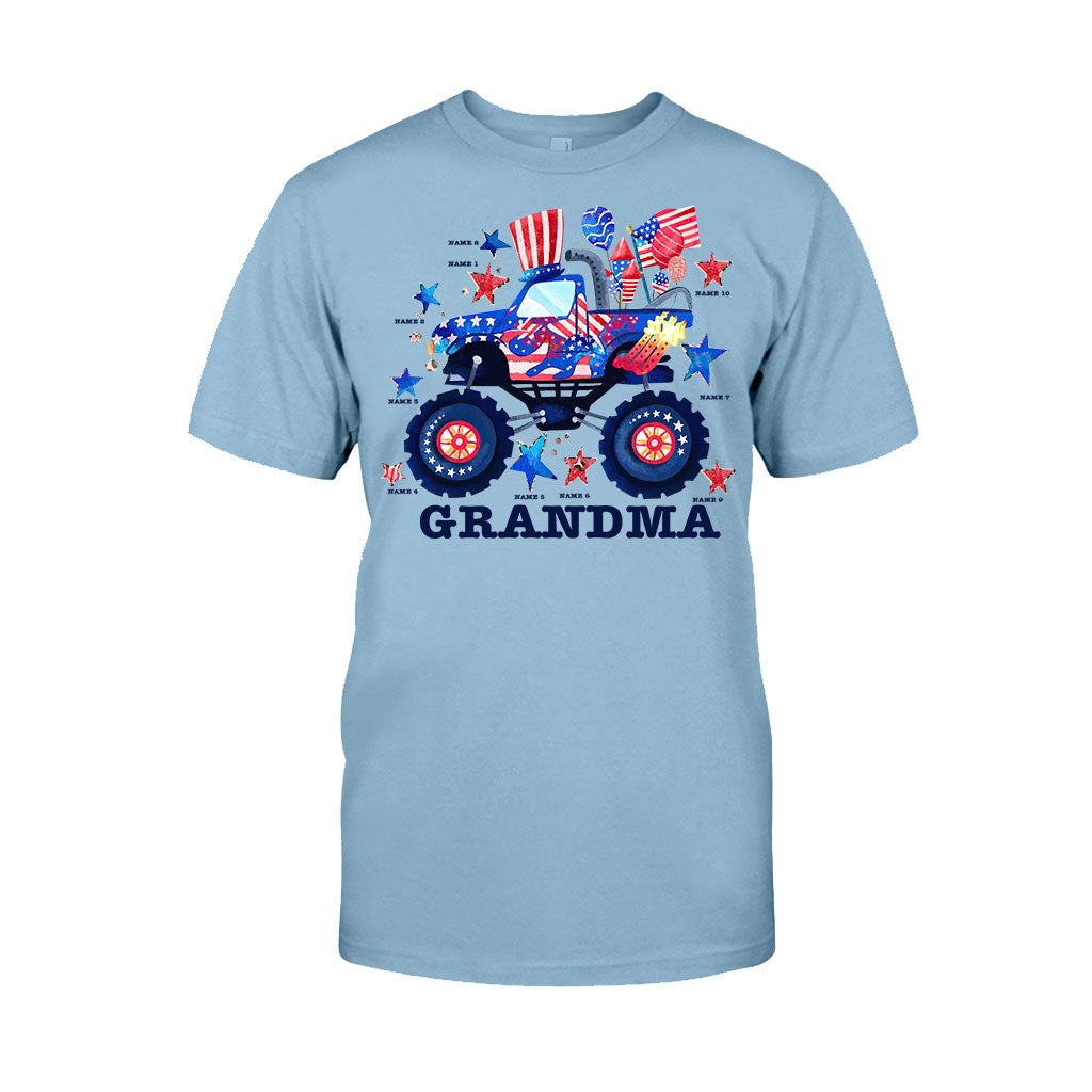 Grandma - Personalized Independence Day T-shirt and Hoodie