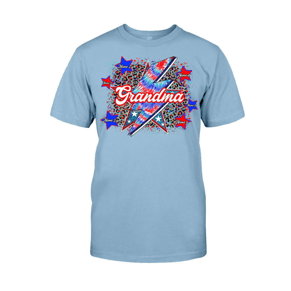Grandma - Personalized Independence Day T-shirt and Hoodie