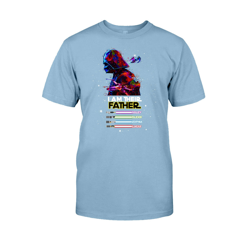 I Am Their Father Darth Vader Lightsaber Personalized Star Wars Shirt - Star Wars Family T-shirt and Hoodie