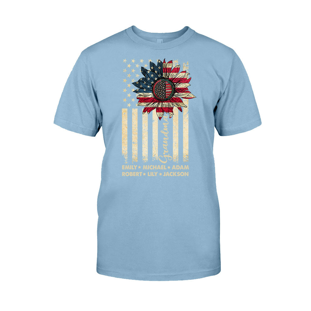 Grandma - Personalized Independence Day T-shirt and Hoodie