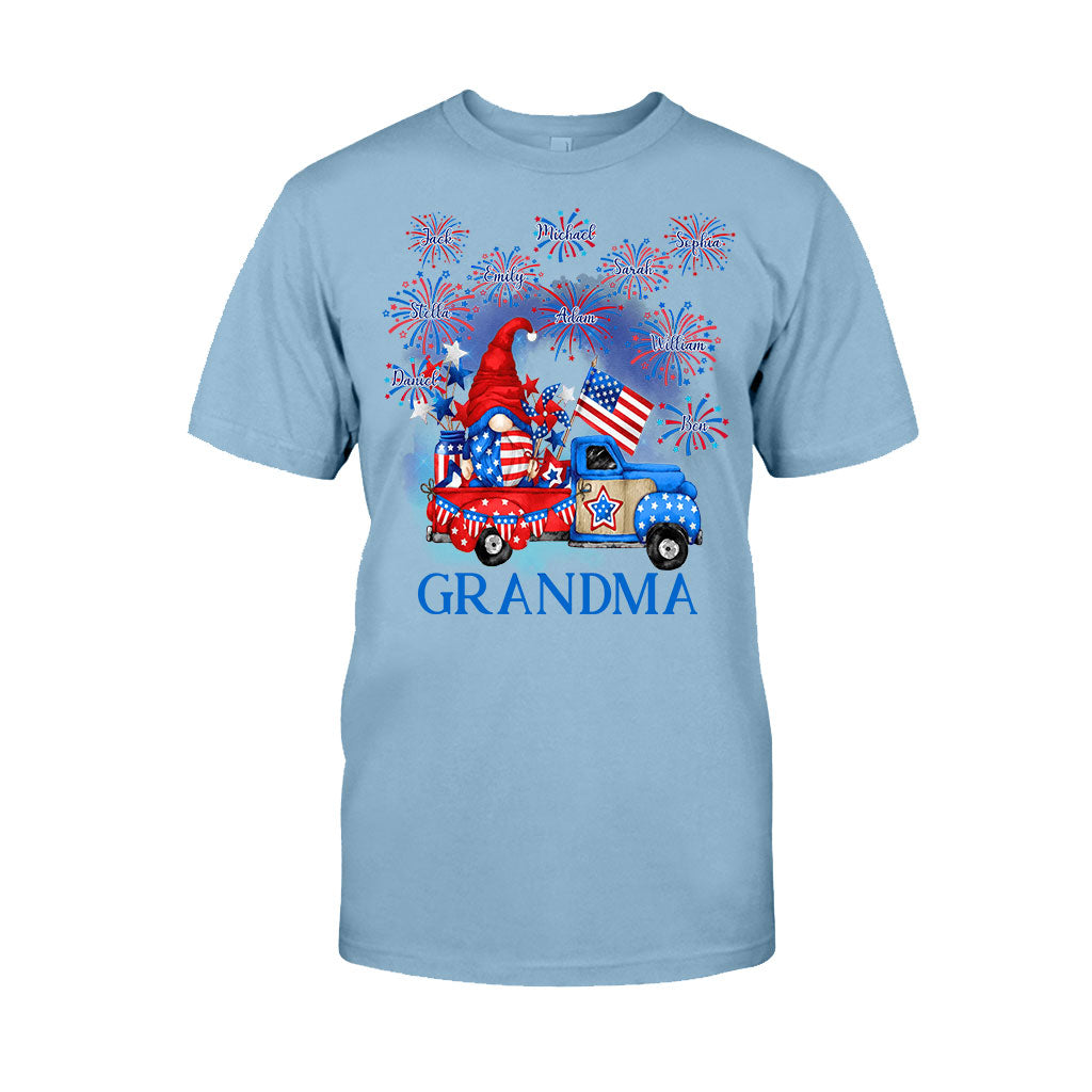 Grandma - Personalized Independence Day T-shirt and Hoodie