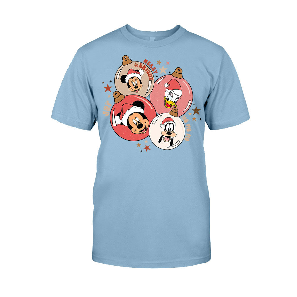 Merry Bright - Christmas Mouse T-shirt and Hoodie