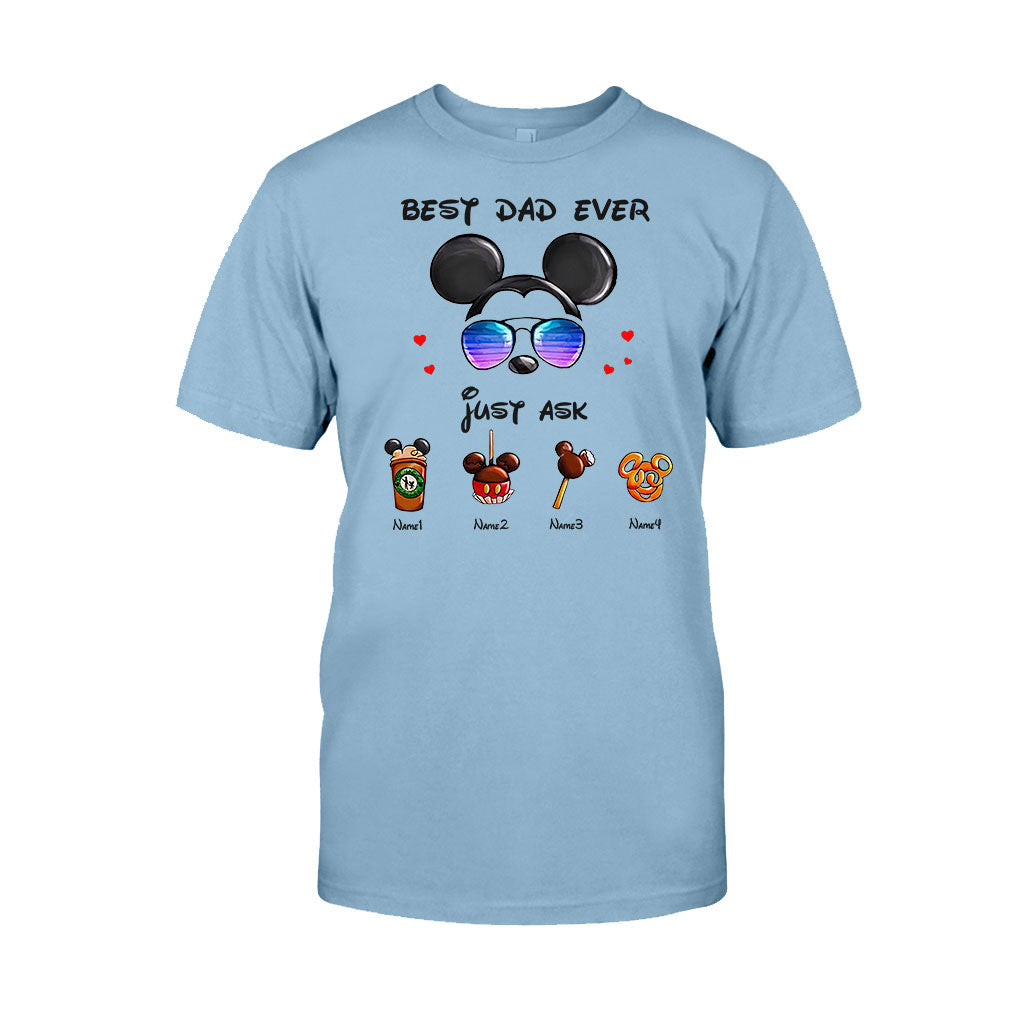 Best Dad Ever - Personalized Father's Day Mouse T-shirt and Hoodie