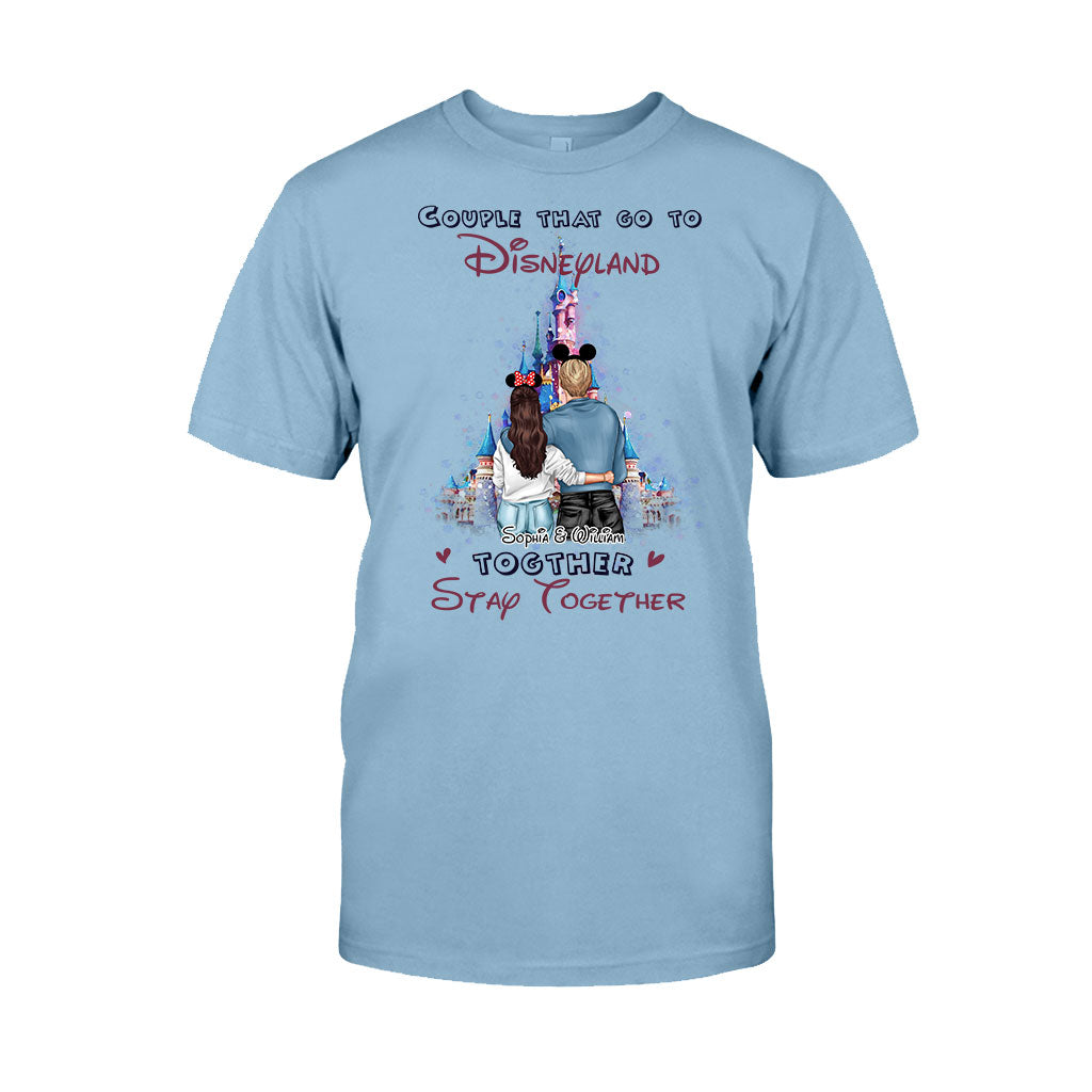 Couple That Go To Magical Land Together - Personalized Couple Mouse T-shirt and Hoodie