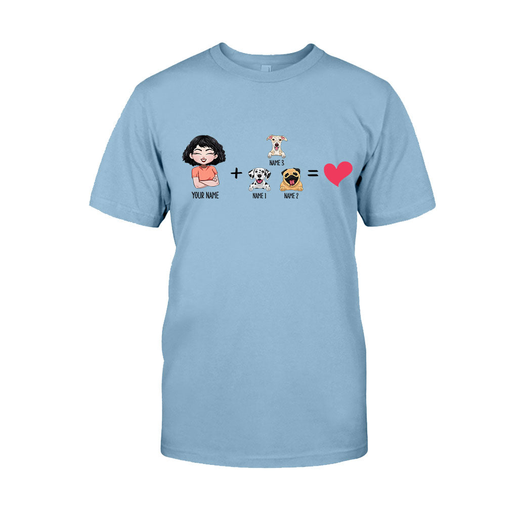 Me With The Dogs - Personalized Dog T-shirt and Hoodie