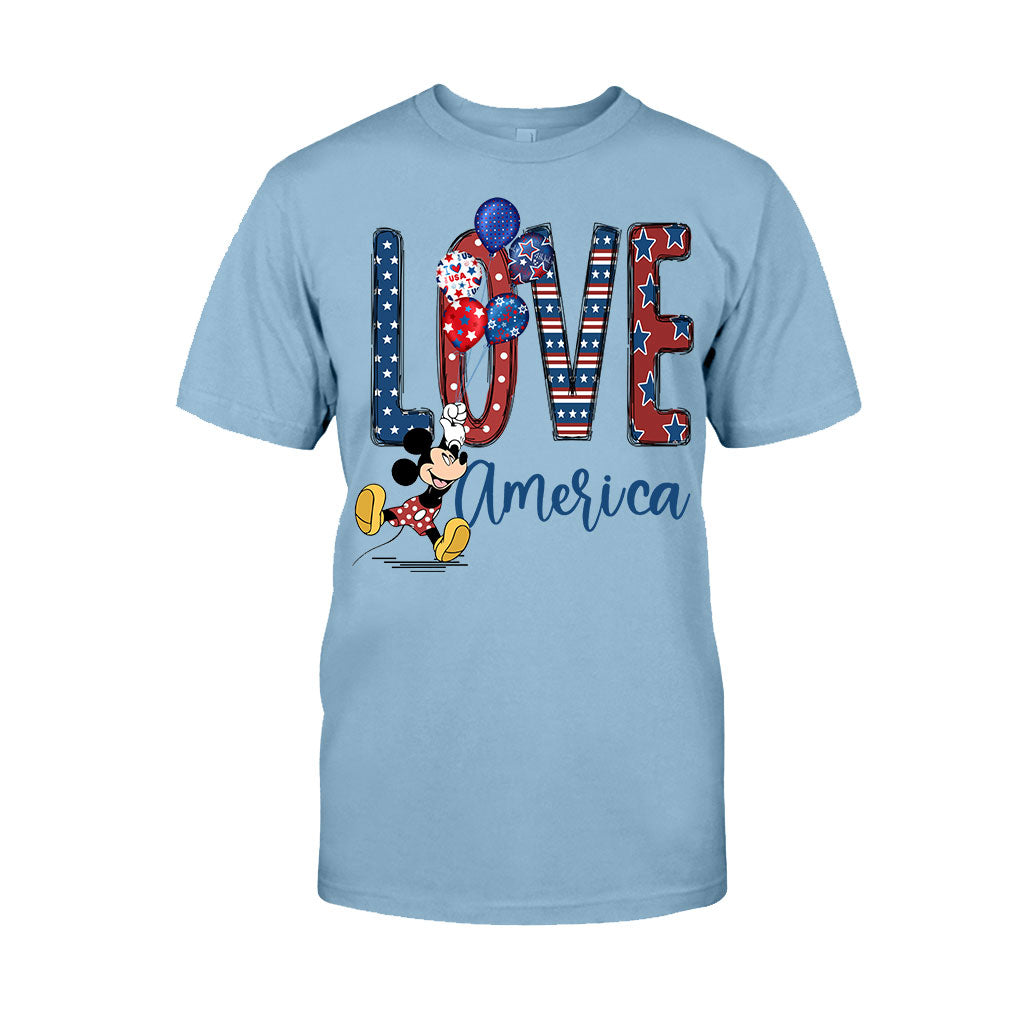 Love - Independence Day Mouse T-shirt and Hoodie