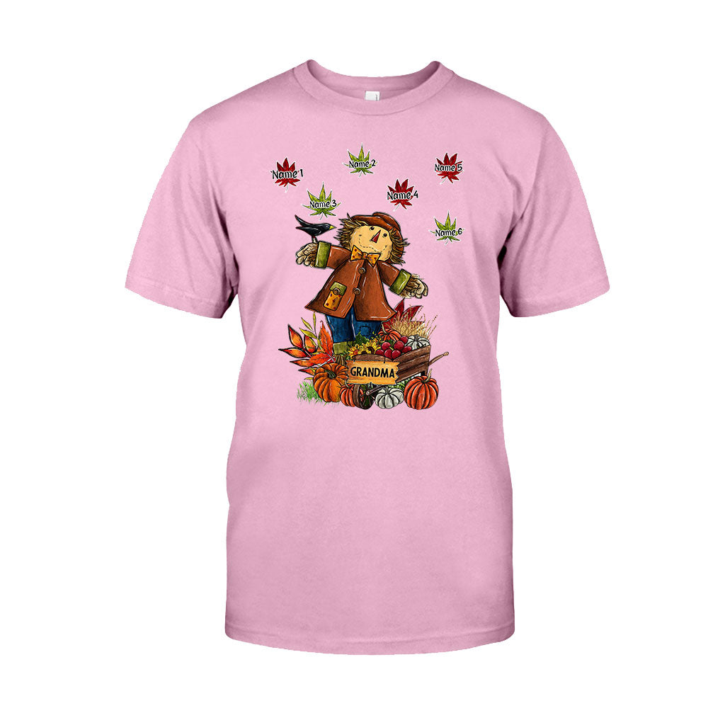 Grandma - Personalized Fall Grandma T-shirt and Hoodie