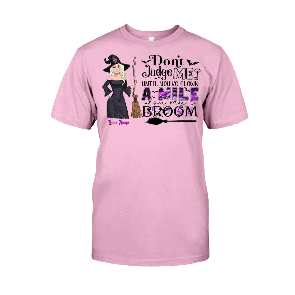 Don't Judge Me - Personalized Witch T-shirt and Hoodie