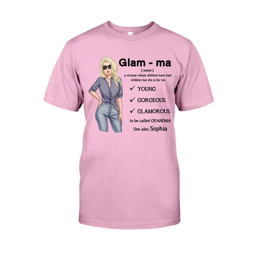 Glamma - Personalized Grandma T-shirt and Hoodie