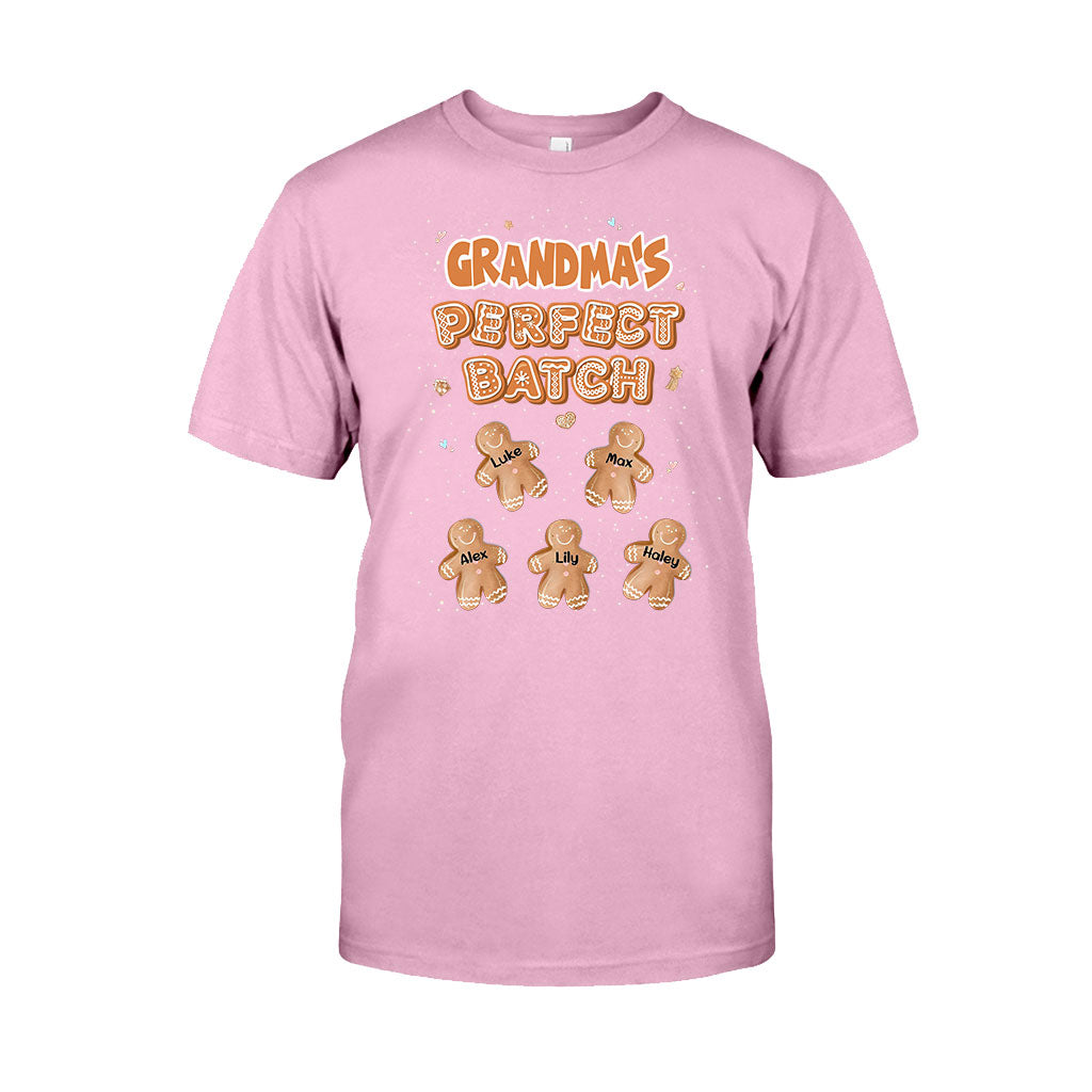Grandma’s Perfect Batch - Personalized Christmas Grandma T-shirt and Hoodie