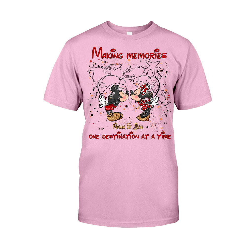Making Memories One Destination At A Time - Personalized Mouse T-shirt and Hoodie