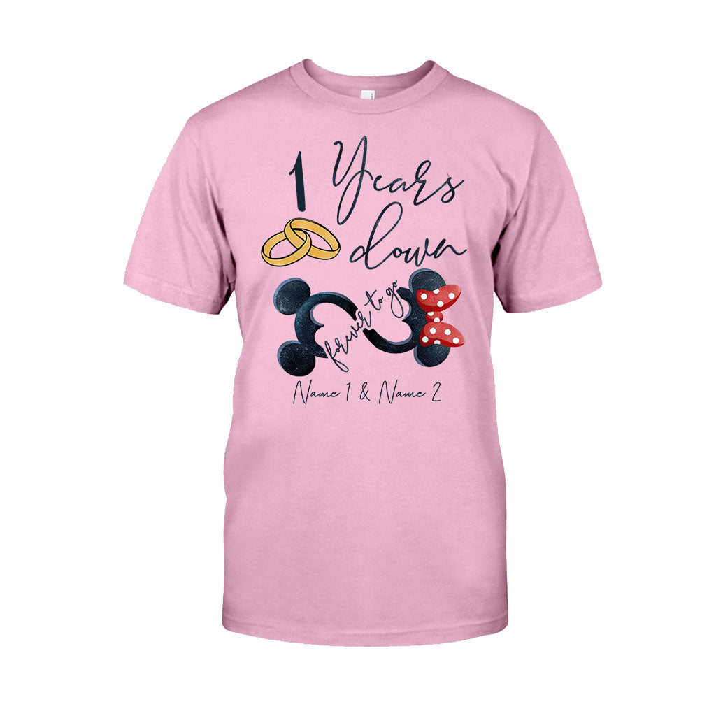 Forever To Go - Personalized Couple Mouse T-shirt and Hoodie