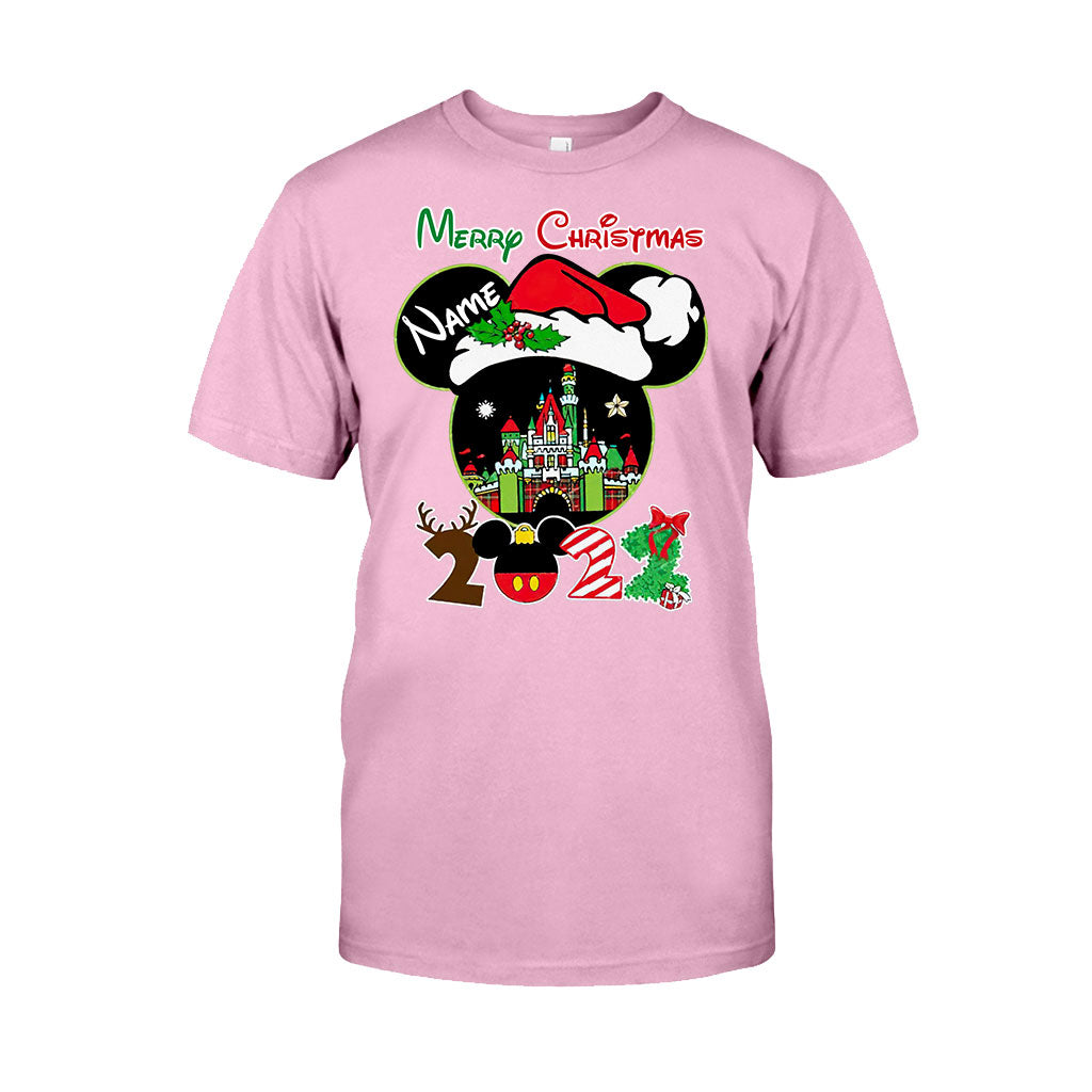 Merry Christmas - Personalized Mouse T-shirt and Hoodie