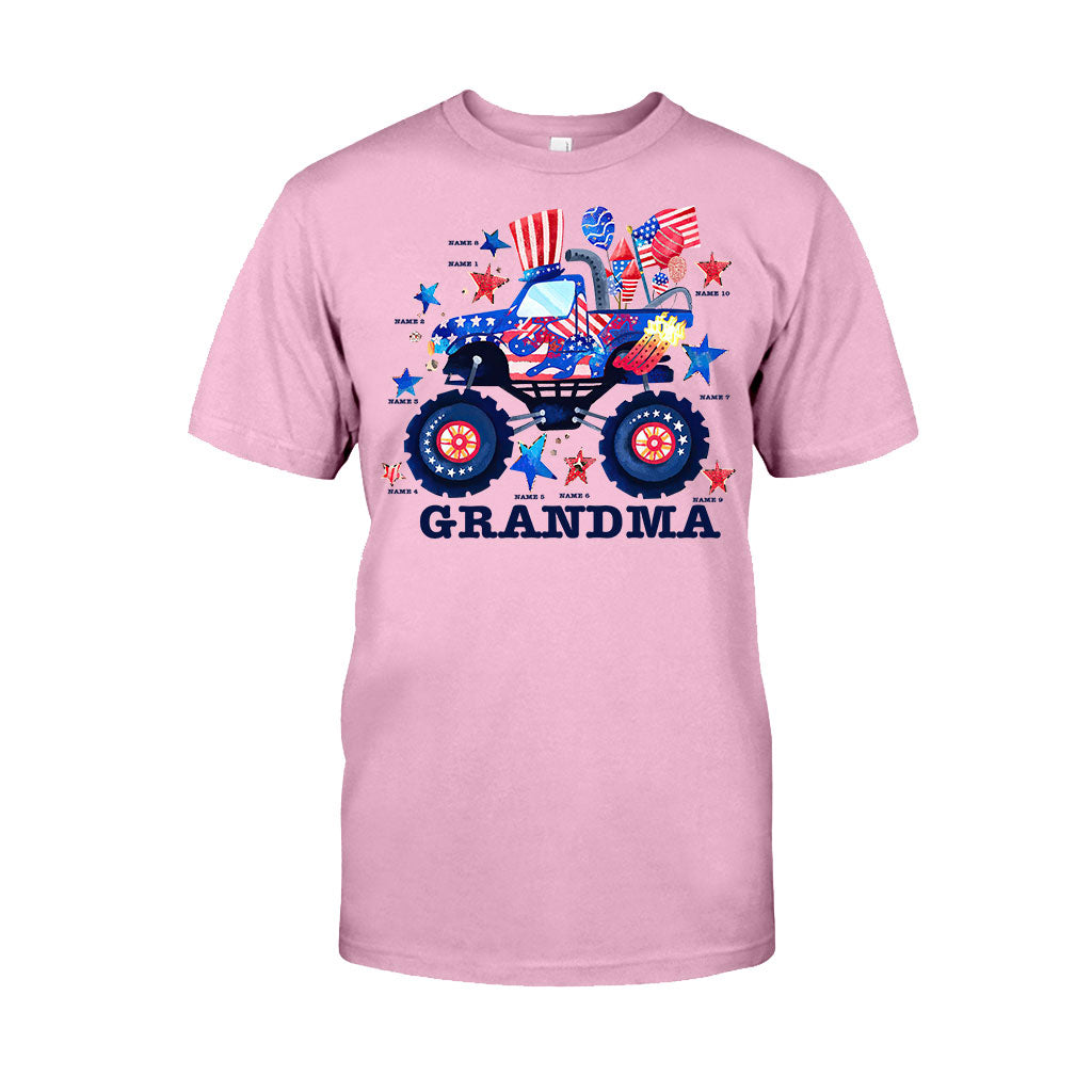 Grandma - Personalized Independence Day T-shirt and Hoodie