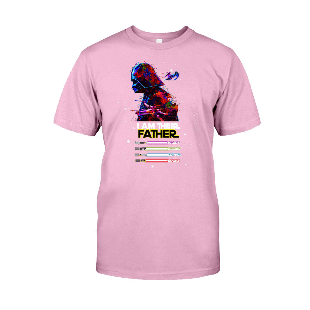 I Am Their Father Darth Vader Lightsaber Personalized Star Wars Shirt - Star Wars Family T-shirt and Hoodie