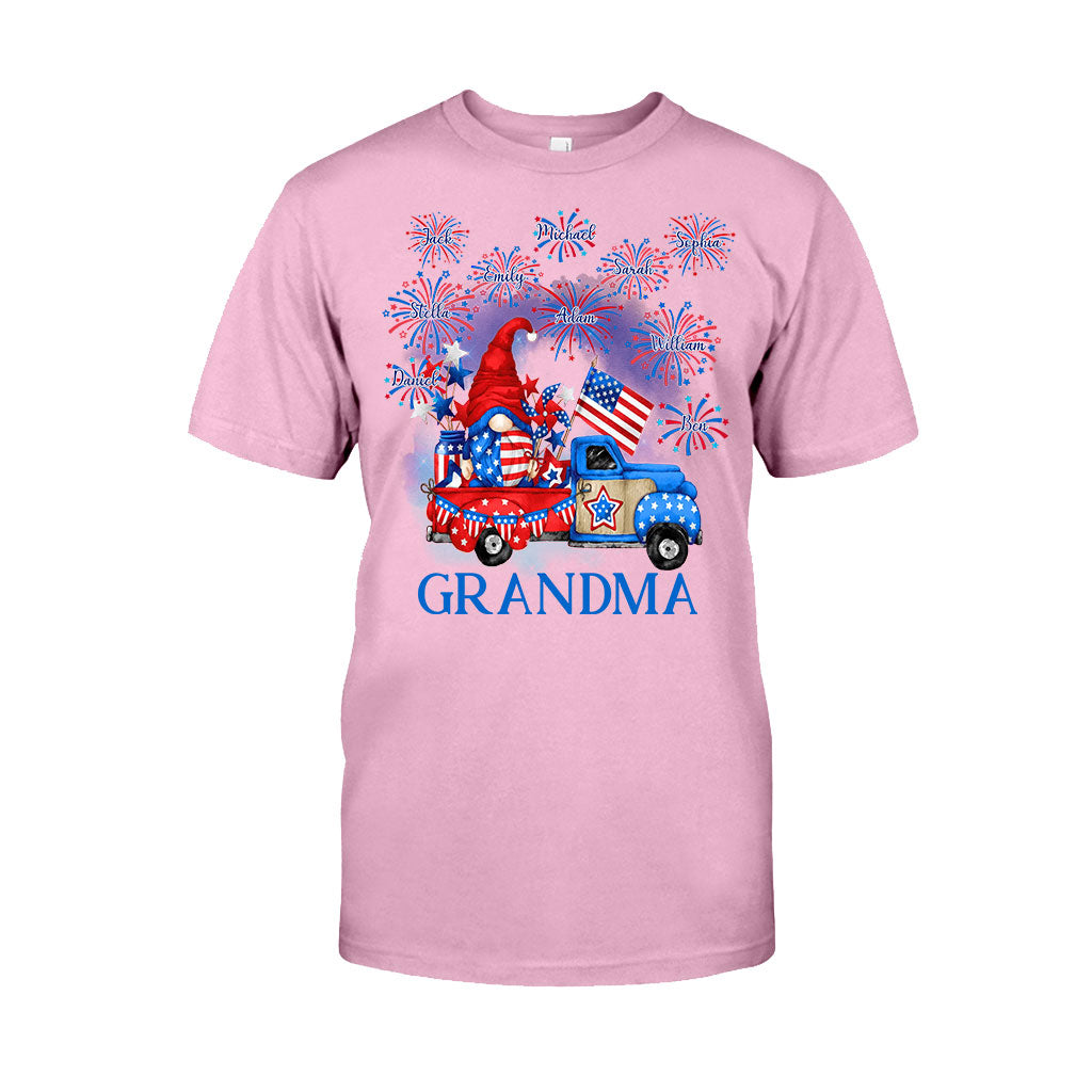 Grandma - Personalized Independence Day T-shirt and Hoodie