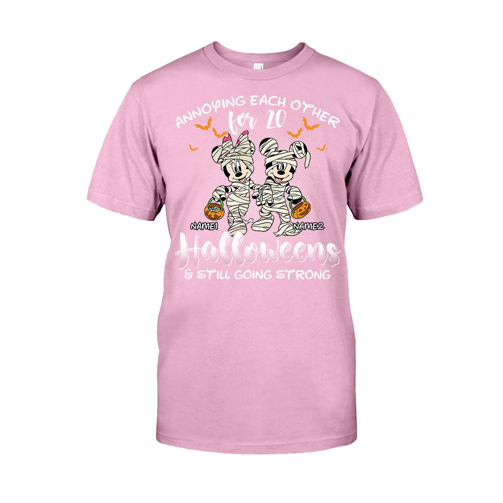 Annoying Each Other - Personalized Halloween Mouse T-shirt and Hoodie