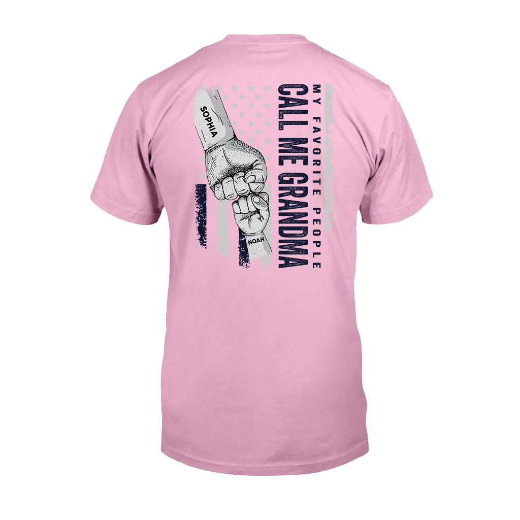 My Favorite People Call Me Grandma - Personalized Grandma T-shirt and Hoodie