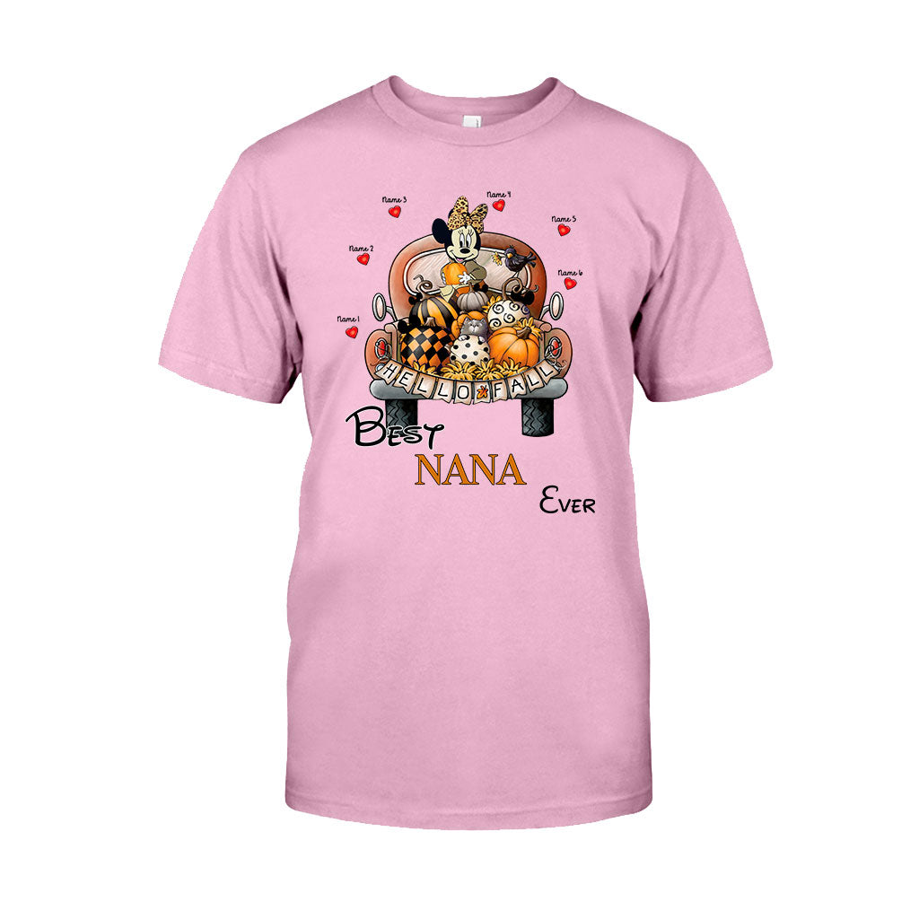 Hello Fall - Personalized Mouse T-shirt and Hoodie