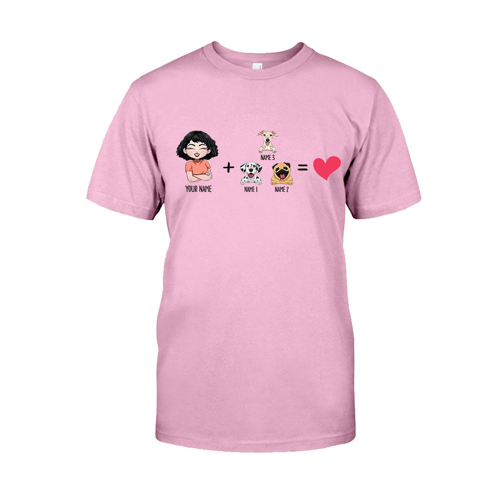 Me With The Dogs - Personalized Dog T-shirt and Hoodie