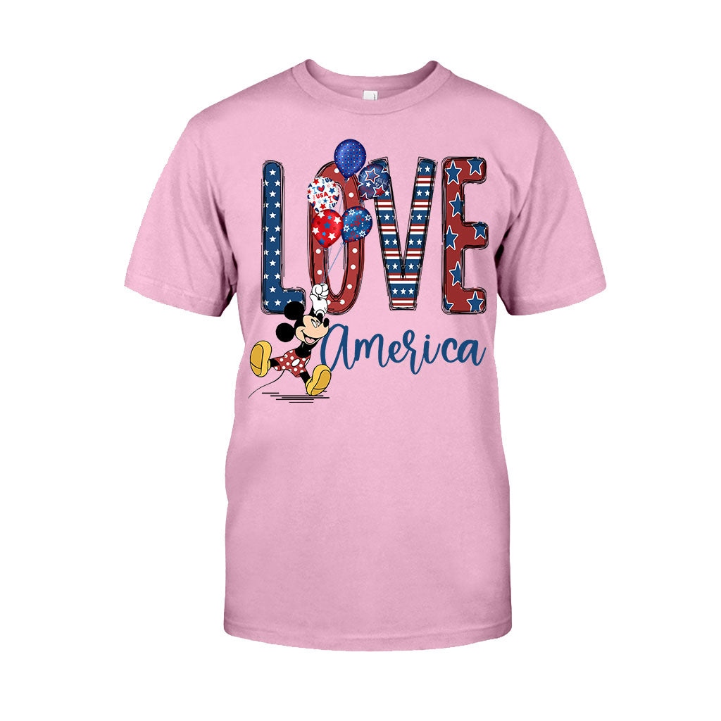 Love - Independence Day Mouse T-shirt and Hoodie