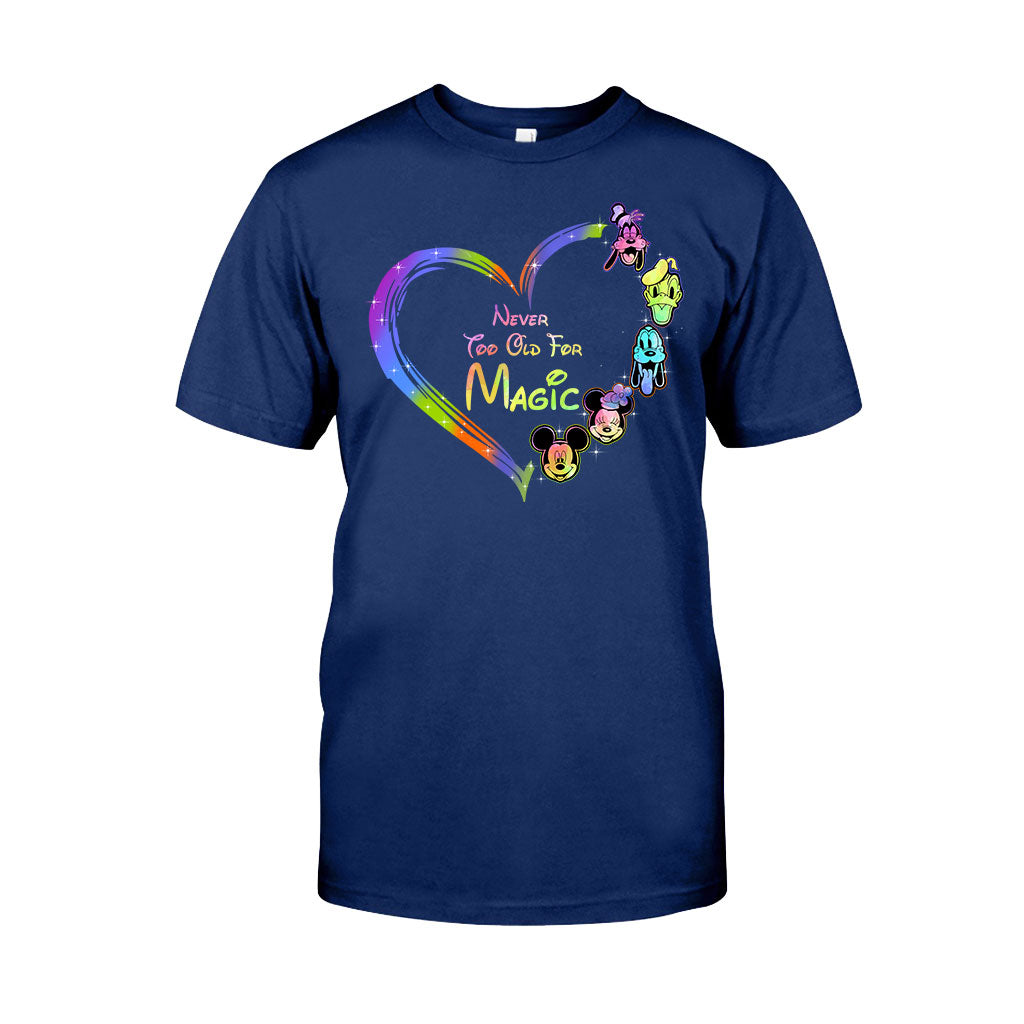 Never Too Old For Magic - Personalized Mouse T-shirt and Hoodie