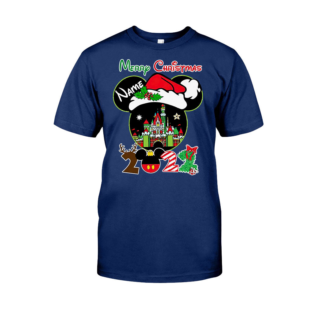 Merry Christmas - Personalized Mouse T-shirt and Hoodie