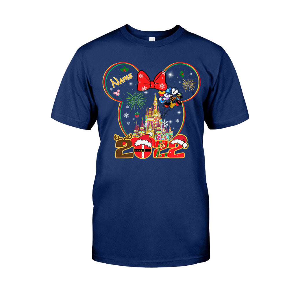 Merry Christmas - Personalized Christmas Mouse T-shirt and Hoodie
