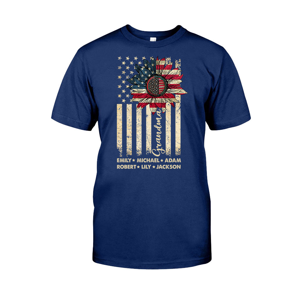 Grandma - Personalized Independence Day T-shirt and Hoodie