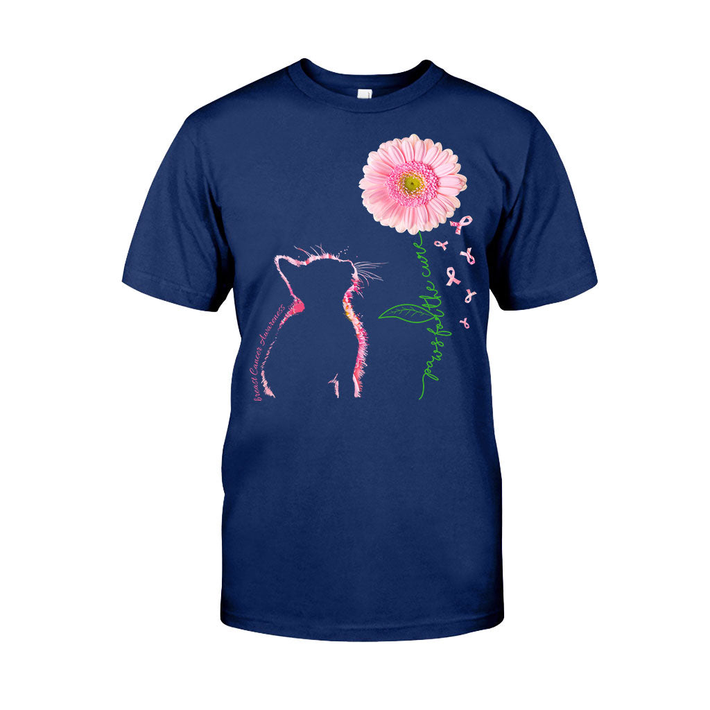 Paws For The Cure - Breast Cancer Awareness T-shirt and Hoodie