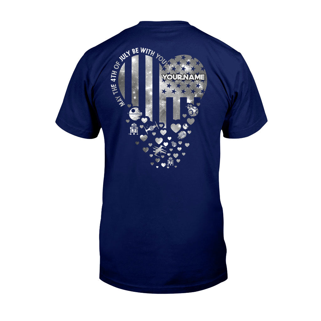 May The 4th Of July Be With You - Personalized Independence Day The Force T-shirt and Hoodie