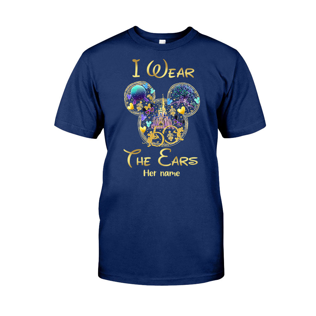 I Wear The Ears I Buy The Beers - Personalized Mouse T-shirt and Hoodie