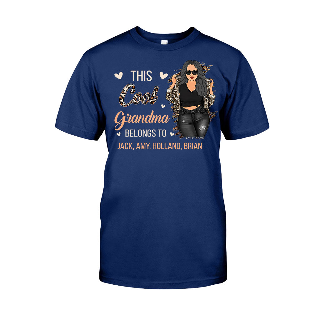This Cool Grandma Belongs To - Personalized Grandma T-shirt and Hoodie