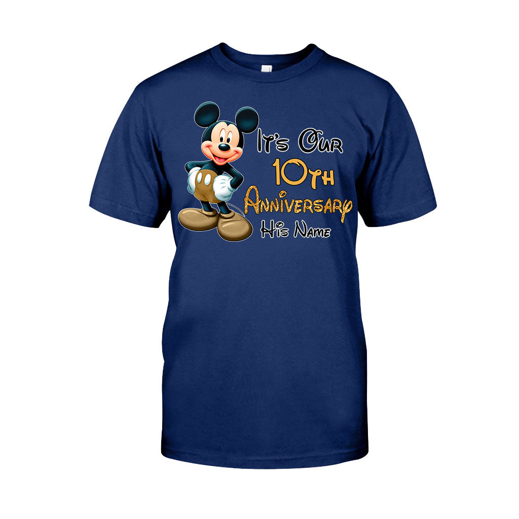 It's Our Anniversary - Personalized Mouse T-shirt and Hoodie