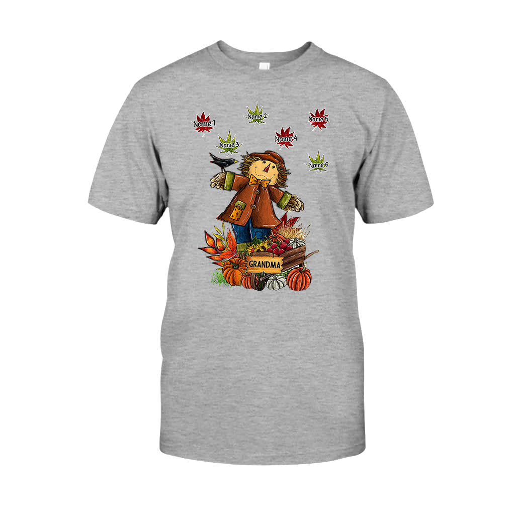 Grandma - Personalized Fall Grandma T-shirt and Hoodie